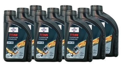 Fuchs Titan Supersyn Longlife 5W-40 9x1 Liter