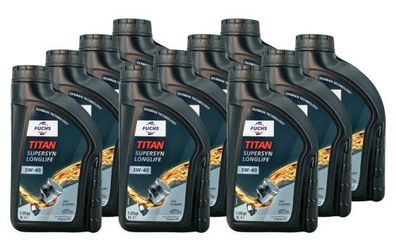 Fuchs Titan Supersyn Longlife 5W-40 11x1 Liter