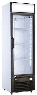 Saro Flaschenkühlschrank mit 1 Glastür - Werbedisplay, 260 Liter