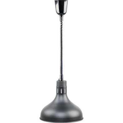 Stalgast Decken-Wärmelampe Schwarz – Profi-Speisenwärmer, 90 bis 170 cm einstellbar