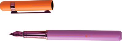 Otto Hutt Füller design 03 orange/pink matt M