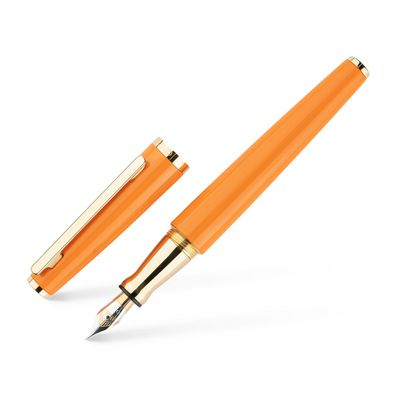 Otto Hutt Füller Design 06 orange gelbgold M