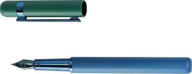 Otto Hutt Füllfederhalter Design 03 grün/blau matt