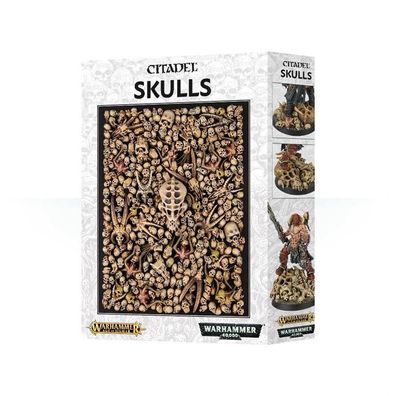 Games Workshop Citadel Box mit Schädeln/Totenköpfen, Schwarz