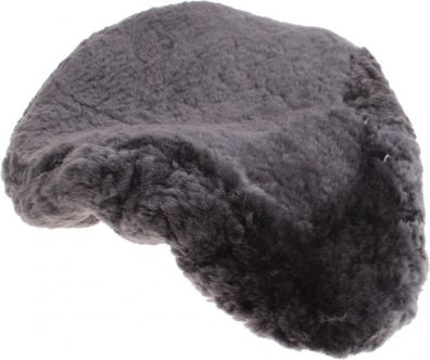 Satteldecke Schaffell Grau 28 Cm