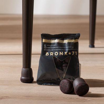 Bronx71 Filzgleiter 4er Set braun Ø19-25 mm