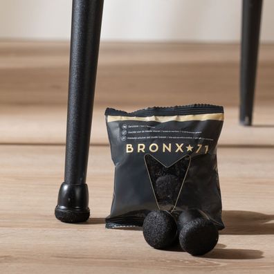 Bronx71 Filzgleiter 4er Set schwarz Ø19-25 mm