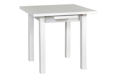 BETTSO Quadratischer kleiner Klapptisch MAX VII weiß