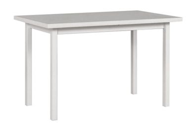 BETTSO Stilvoller weißer Klapptisch MAX X auf weißen Beinen für das Esszimmer