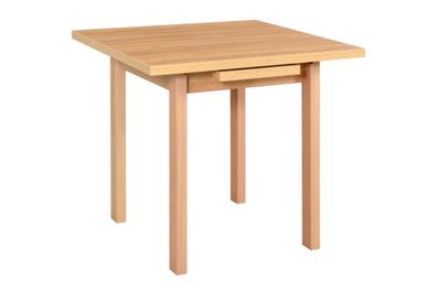 BETTSO Kleiner quadratischer Klapptisch MAX VII Eiche grandson