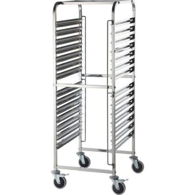 Stalgast Tablettwagen Aus Edelstahl, Passend für 14 X Gn 12, 590 X 670 X 1735 mm