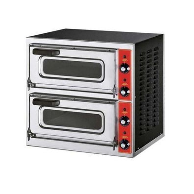 Stalgast Pizzaofen Mit Zwei Kammern für Pizzen Bis Zu 400, 555 X 460 X 535 mm
