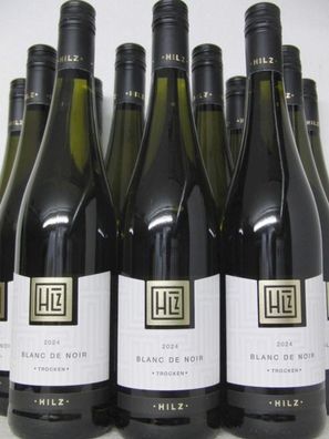 12 FL 2024 Blanc de Noir trocken Weingut Klaus Hilz Versand kostenlos -neuer Jahrgang