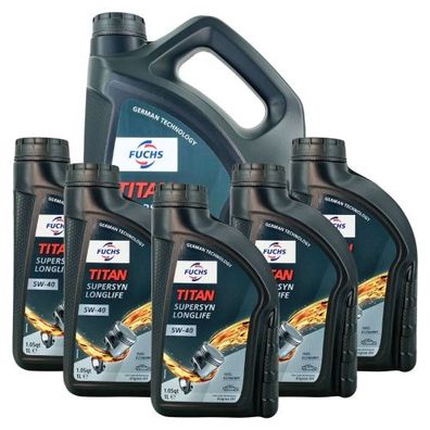 Fuchs Titan Supersyn Longlife 5W-40 5 + 5 Liter