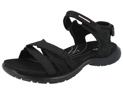 ECCO Offroad Roam Lea Damen Sandale Sommersandale schwarz Leder