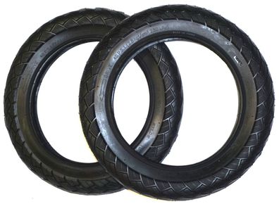 2 Stück 12" Reifen 12½ x 2¼ = 62-203 Kinderwagen Roller Dreirad Anhänger