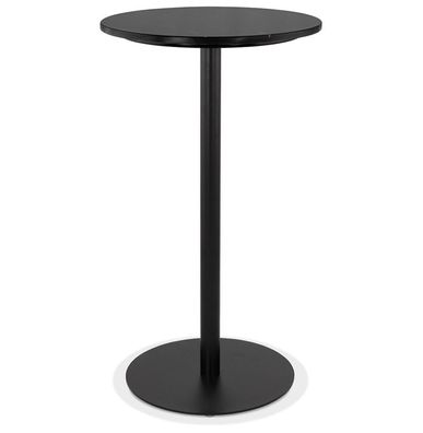 Stehtisch mit Steinplatte in Marmoroptik, Metallfuß RILANO