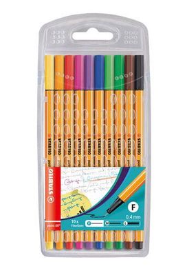 Point 88 Tintenfeinschreiber, 10er-Etui [Stabilo 8810]