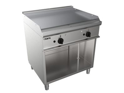 Saro Gas-Griddleplatte Mit Offenem Unterbau Modell E7Ktg2Bal, Maße B 800, Bratplat