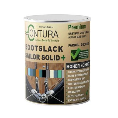 Contura Bootslack Farbig Seidenmatt Yacht- Buntlack Metall Holz GFK Schiffslack RALHo