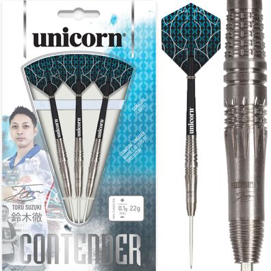 Unicorn Contender Toru Suzuki Phase 2 Steel Darts / Verpackungseinheit 1 / 22 Gr
