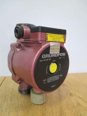 Grundfos Pumpe UP 20 - 35 Nr: D822 Heizungspumpe 3x 380 V KOST -EX P14/691