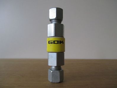 GOK GV Muffe 10x10 DIN geprüft Gasmuffe gerade isoliert Art. Nr07902-06 S13/336