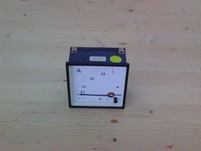 Amperemeter 0 - 1 A Gossen Einbau Messgerät KOST-EX S12/264