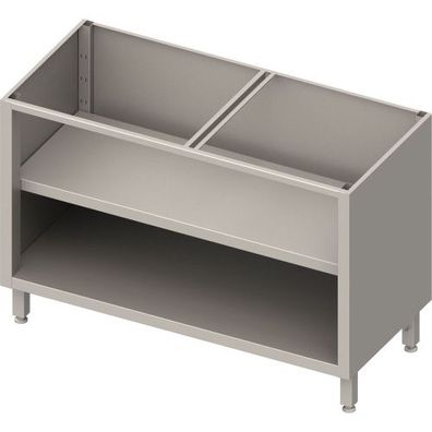Unterschrank Boxversion offen, mit Zwischenboden, verschweißt