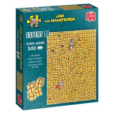 Jan van Haasteren Expert 4, Geschenke in Hülle und Fülle, 500 Teile Puzzle