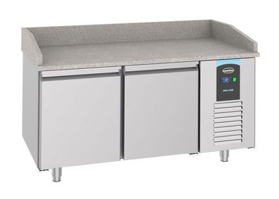 Combisteel Pizzakühltisch mit Granitplatte und 2 Türen