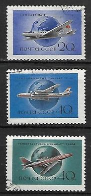 Sowjetunion gestempelt Michel-Nummer 2169-2171A