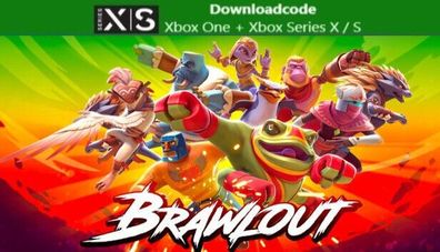 NEU für XBOX One Series X S Spiel Brawlout Game Key Email 24h Download Code NEW