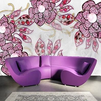 Vlies Fototapete Wandtapete Wandbilder 3D Dreidimensionales Blumen 1427