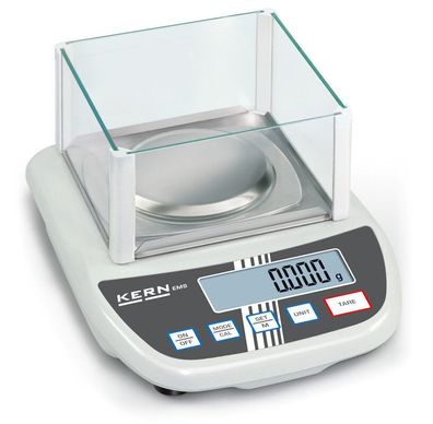 Einsteiger-Laborwaage mit großer Wägeplatte [Kern EMS 300-3]
