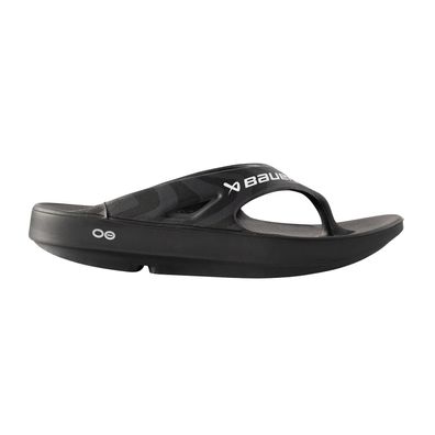 Bauer OOFOS® Sport Sandale schwarz Senior