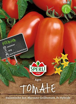 Tomate Agro F1 San Marzano Grilltomate, kräftig-würziges Aroma
