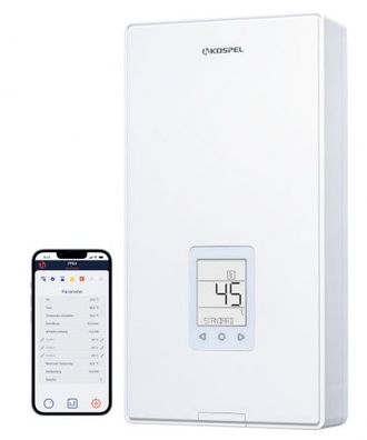 Kospel Durchlauferhitzer PPE4.M elektronisch, LCD 17/18/21/24 kW, 400 V Heizung