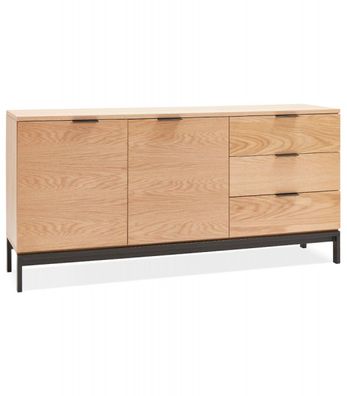 Sideboard aus Eichenfurnier im minimalistischen Stil HIPPIE