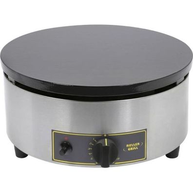 ROLLER GRILL Gas-Crêpesgerät – Profi-Crêpes-Maker mit emaillierter Gusseisenplatte