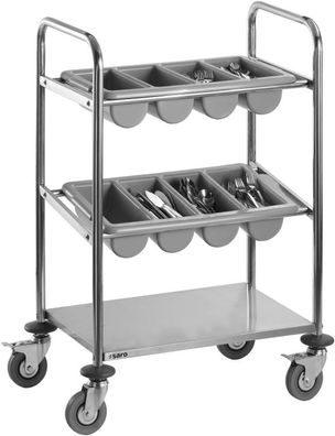 Saro Besteckwagen Modell Ines, Maße B 630 X T 400 X H 980