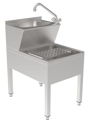 Combisteel Edelstahl Handwaschbecken – freistehend, 50x70 cm