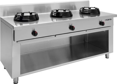 Gastronomie Saro Wok Gasherd Mit Offenem Unterbau Cc03