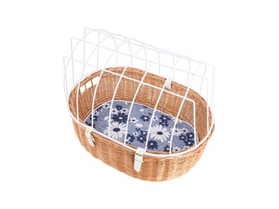 tierkorb aumueller natur 50x35x40cm, p.f. e-bike