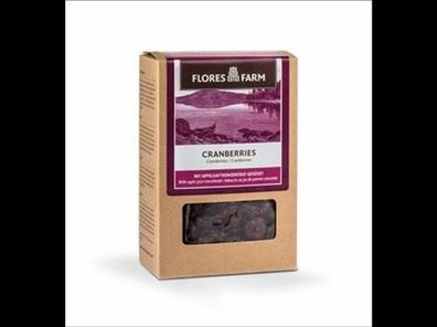 Flores Farm 3x Premium Bio Cranberries 100g