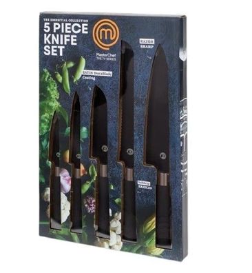 Master Chef Küchenmesser-Set 5 teilig Küchenmesser Set Messerset 5 Knife Messer