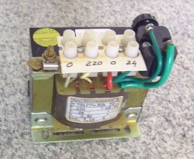 Transformator Trafo pri 220 V sec 24 V 2,92 A T9/502