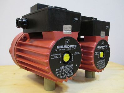 Grundfos Pumpe UMC 32 - 30 Modell A Doppelpumpe Heizungspumpe 3x380V P13/1127