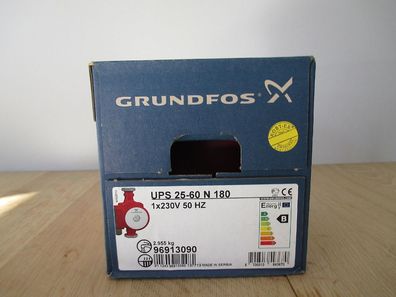 Grundfos Pumpe UPS 25-60 N 180 Heizunspumpe Umwälzpumpe KOST-EX P15/3