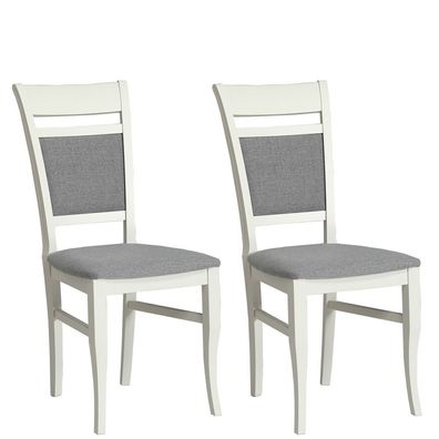 Stuhlset Kashmir (2 Stück) weiß Esszimmerstühle